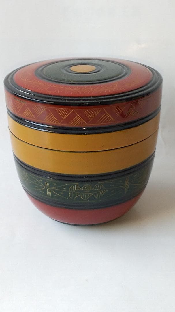 山中塗 中村宗悦 作 唐物写独楽 中棗 蒔絵 共箱 漆器 漆芸 抹茶 茶道具