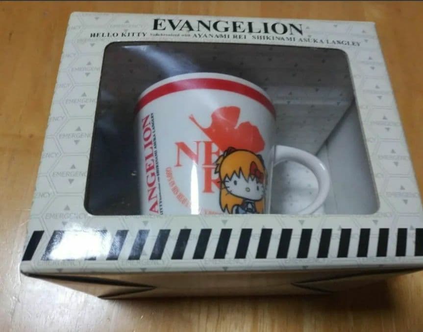 当時物　稀少品■エヴァンゲリオンｘハローキティコラボ　マグカップ