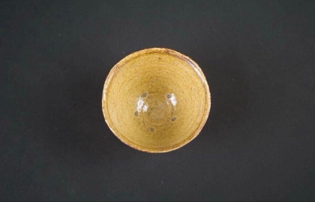 北大路魯山人 伊羅保 茶碗 共箱 仕覆付 茶道具