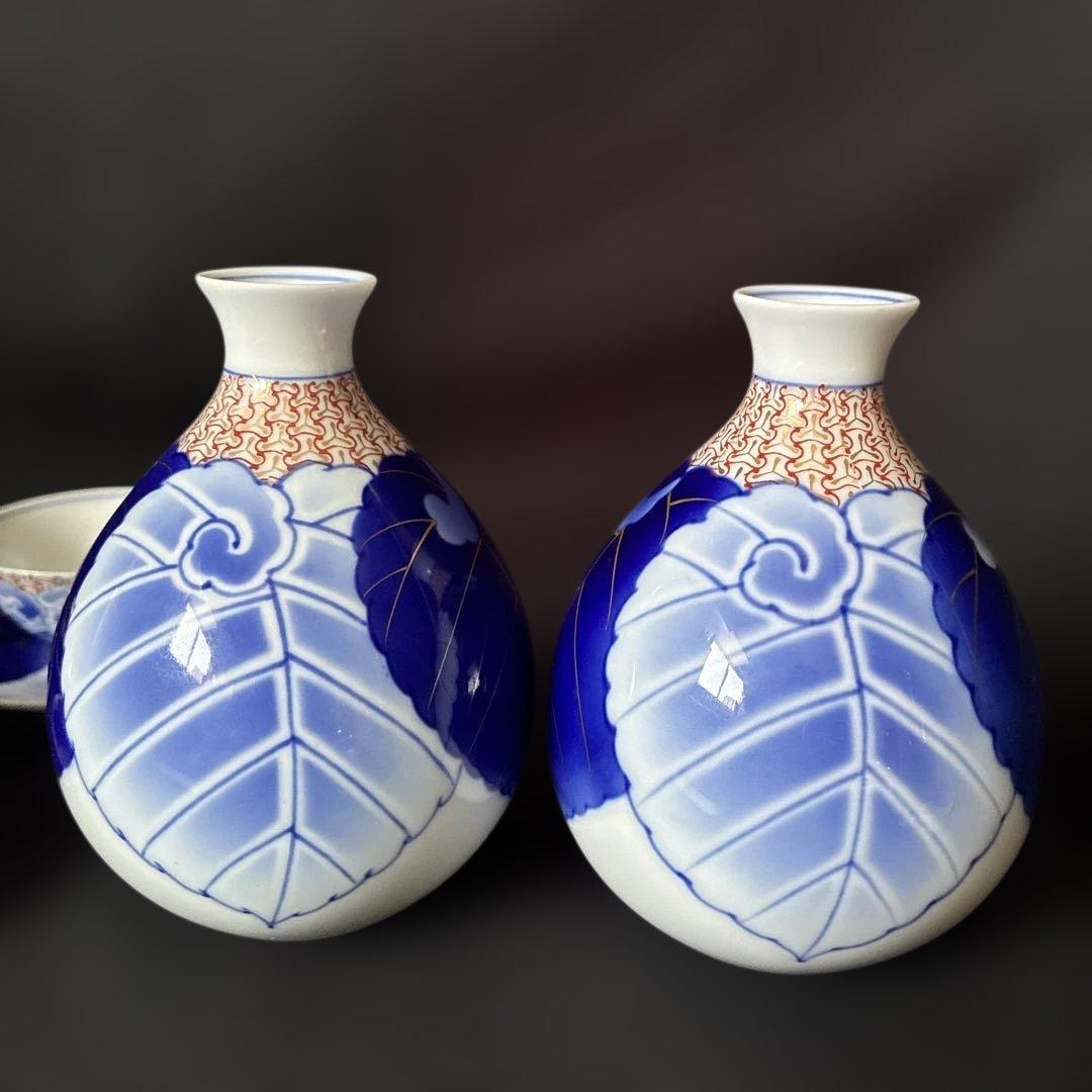 香蘭社 愁海棠 酒器揃 磁藝工房 徳利 希少品