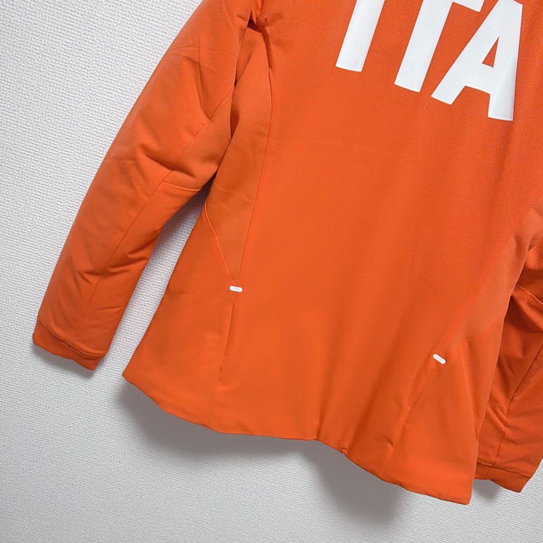 新品未使用　Kappa カッパ　イタリア国旗刺繍　ゴルフジャケット オレンジ　M