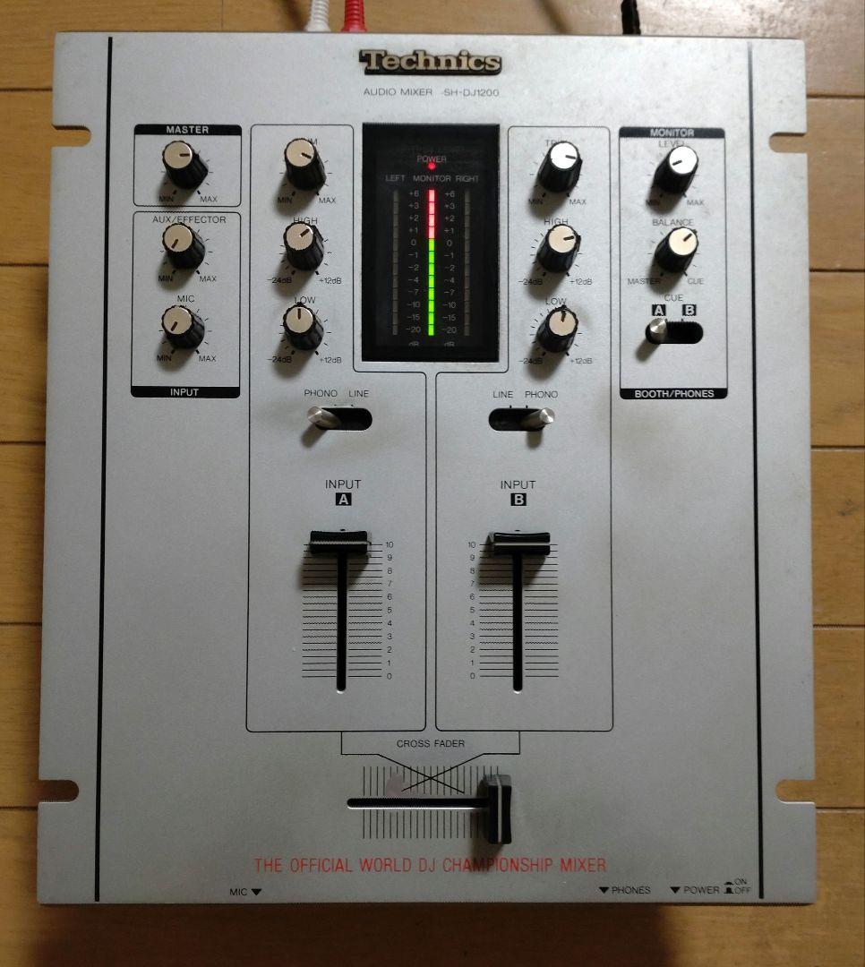 Technics SH-DJ1200 動作確認済み　クロスフェーダー未使用品交換
