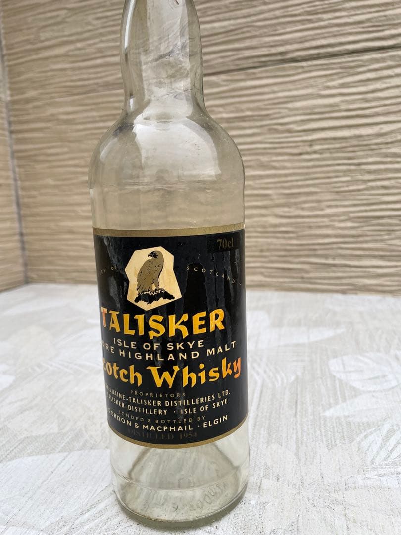 Talisker オールドラベル1954 GMイーグルラベル　空き瓶