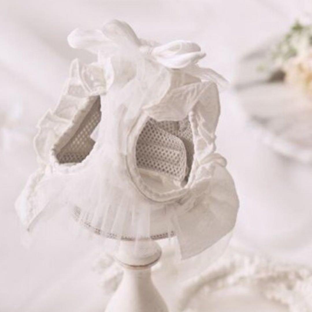 シェリークチュール　 cherircouture フリフリハーネス　ホワイト　S