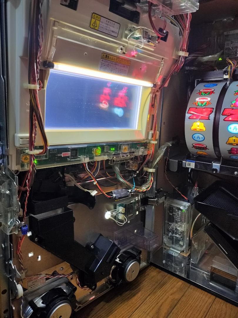 【パチスロ実機】ロデオ★新鬼武者（茜パネル）【オートプレイ付不要機付】