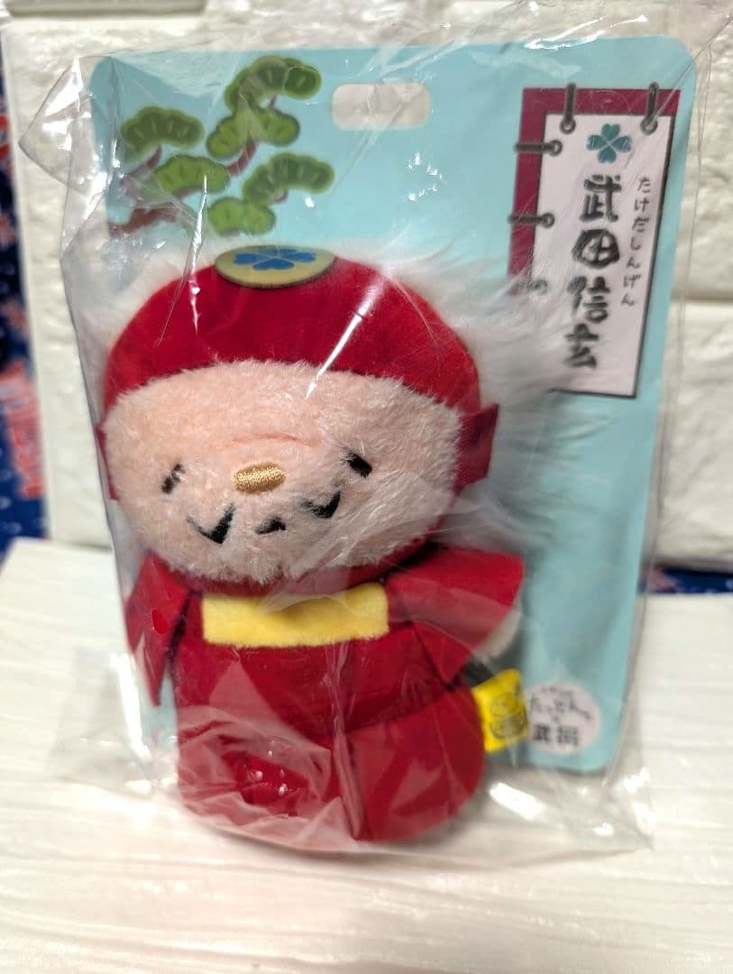 新品未使用　ふわふわたっとん武将ぬいぐるみ　７個セット　有名武将達