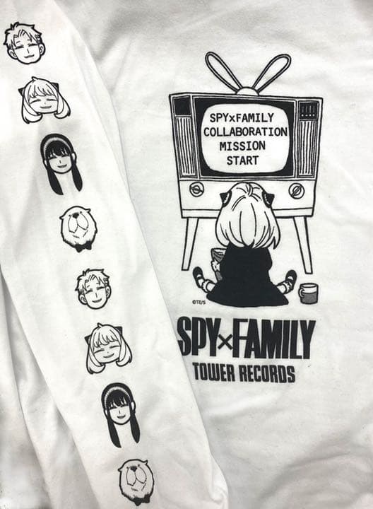SPY×FAMILY スパイファミリー タワレコ ロンT XLサイズ