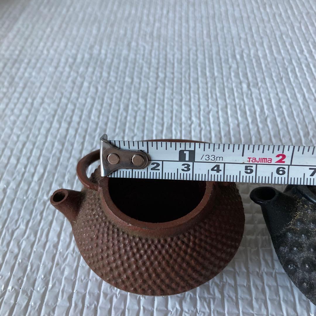 ジャンク品 蓋なし 鉄瓶 ミニチュア鉄瓶 5点まとめ売り 急須 茶器 茶道具