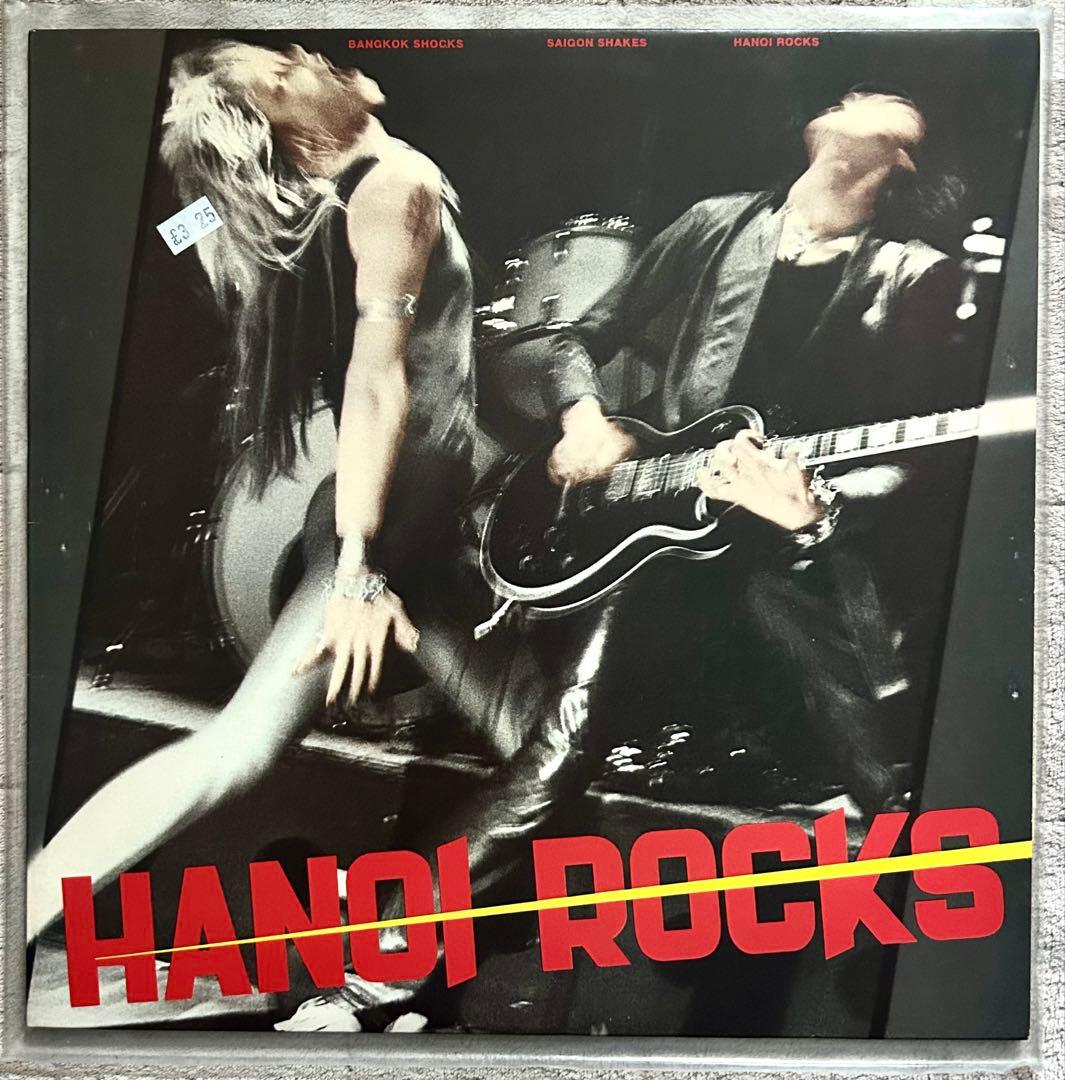 貴重Hanoi Rocks 白夜のバイオレンス1981年レコード/フィンランド盤