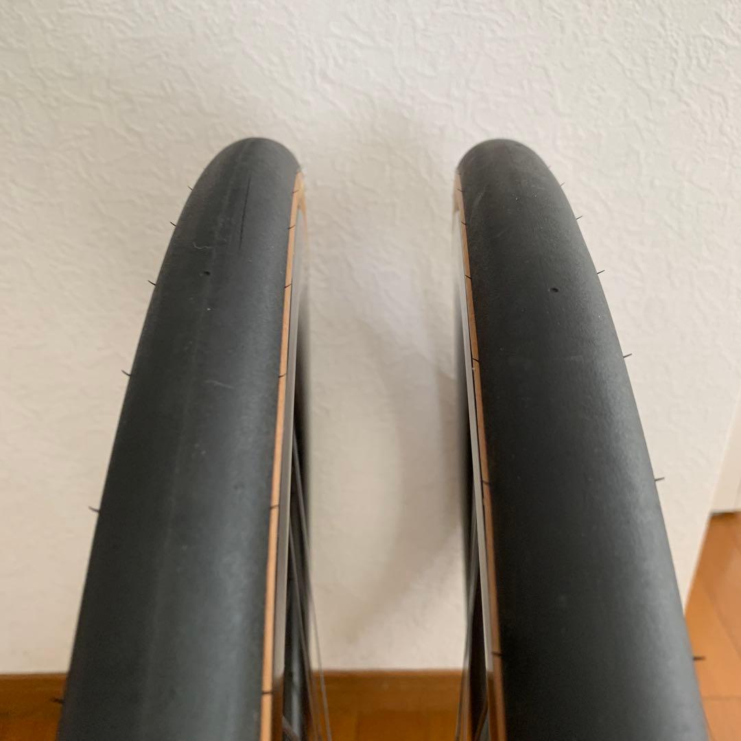 ロードバイクカーボンホイール8LIEN L5W パナレーサータイヤTPUチューブ