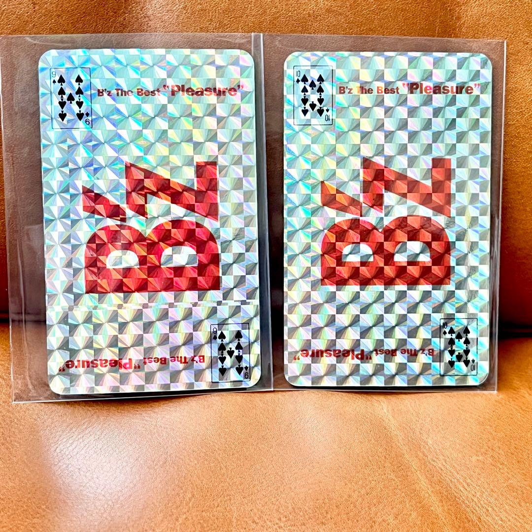 B'z トランプ 14枚セット ホログラム Pleasure 特典品 コンプ