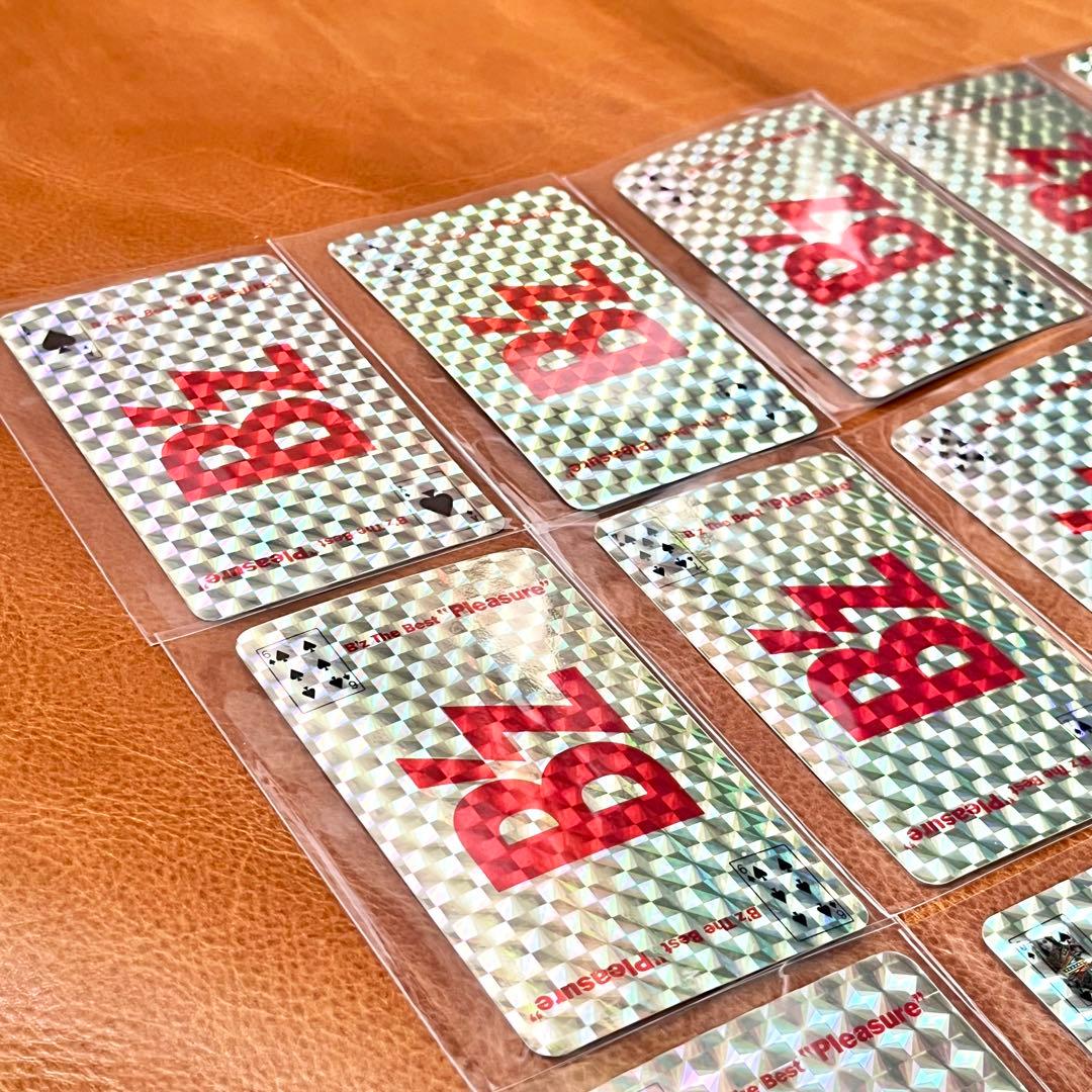 B'z トランプ 14枚セット ホログラム Pleasure 特典品 コンプ
