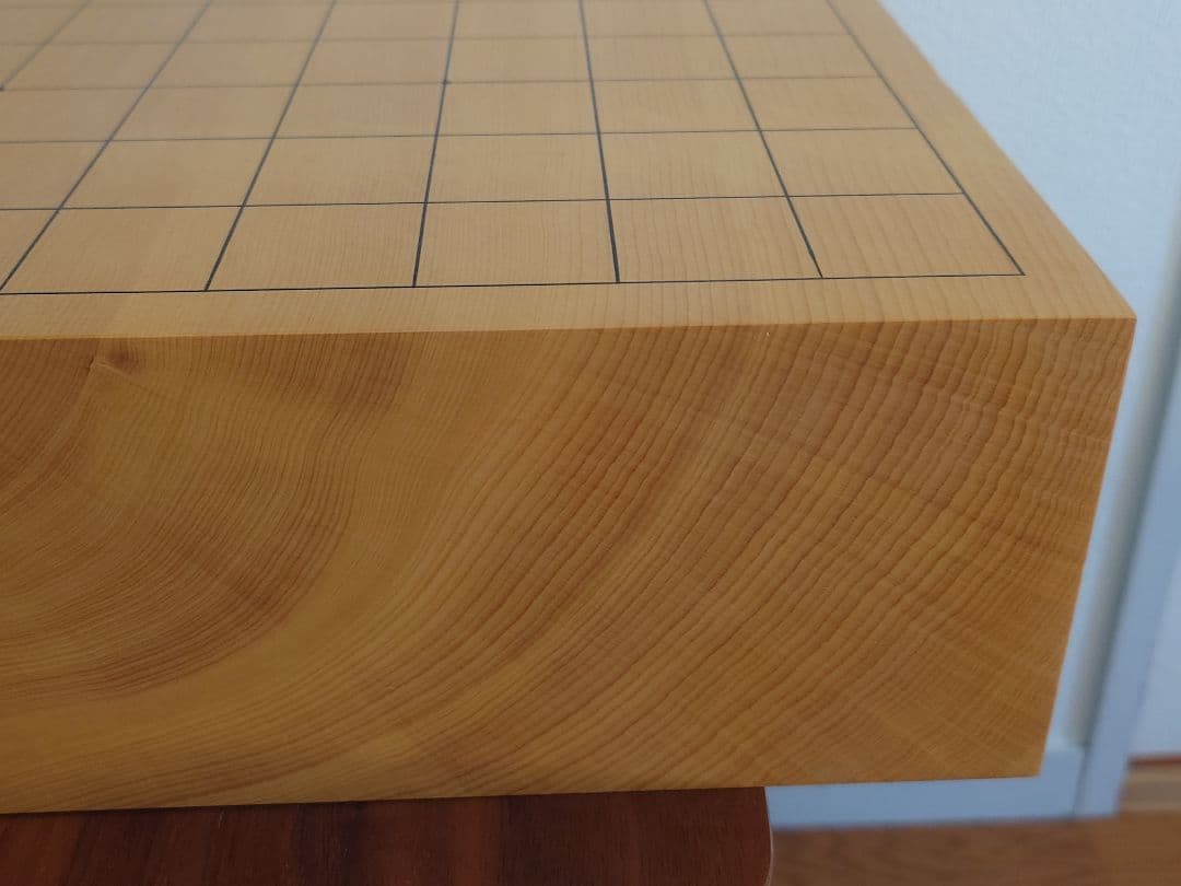前川碁盤店　将棋盤　本榧　柾目