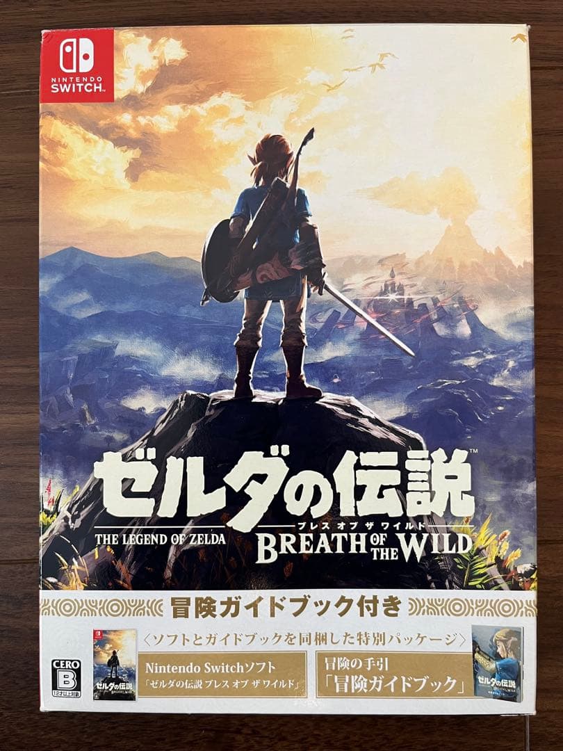 【美品】ゼルダの伝説BOW エキスパンションパス&冒険ガイドブック付限定スリーブ