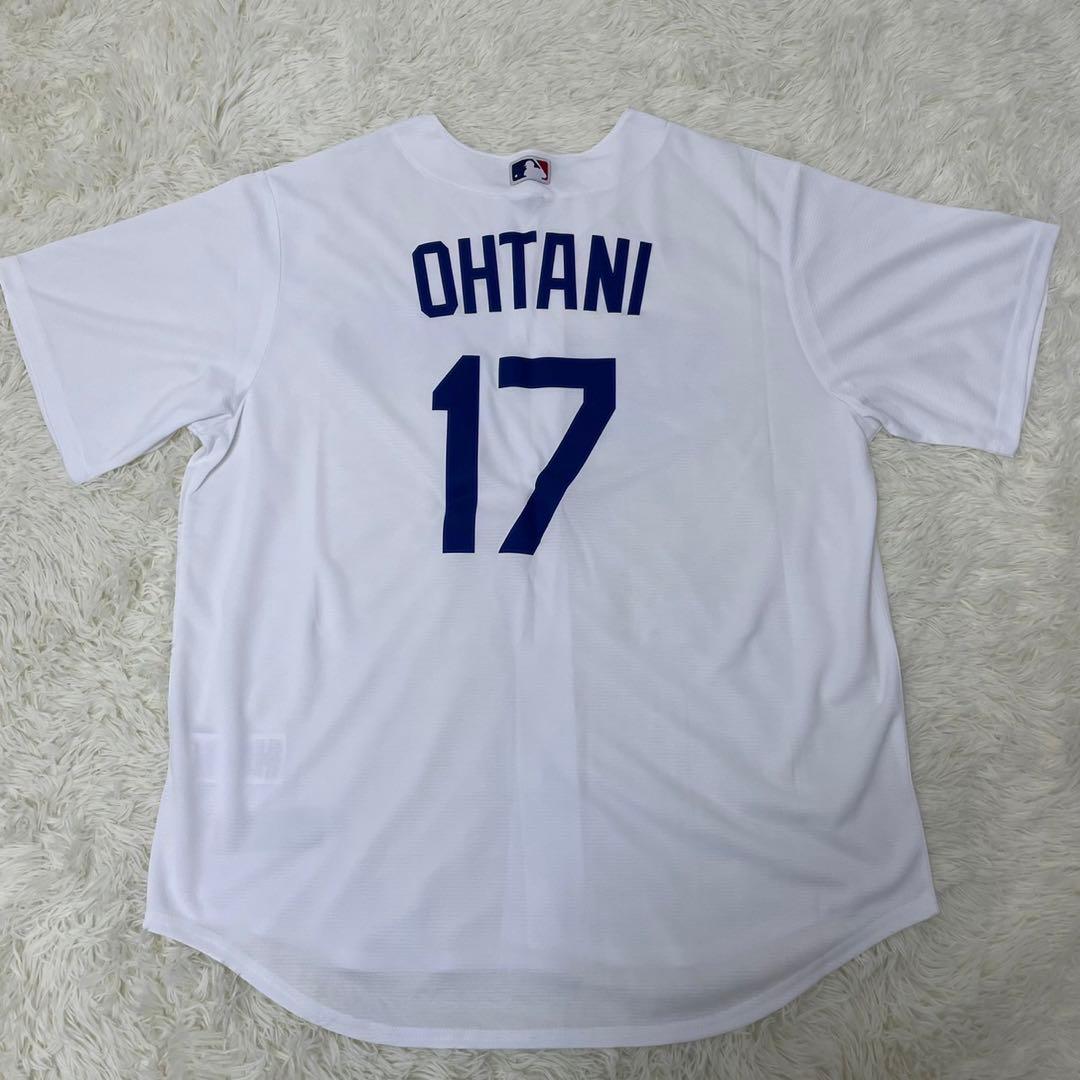 ドジャースタジアム購入✨公式レプリカ ホームユニフォーム 大谷翔平 17番 XL