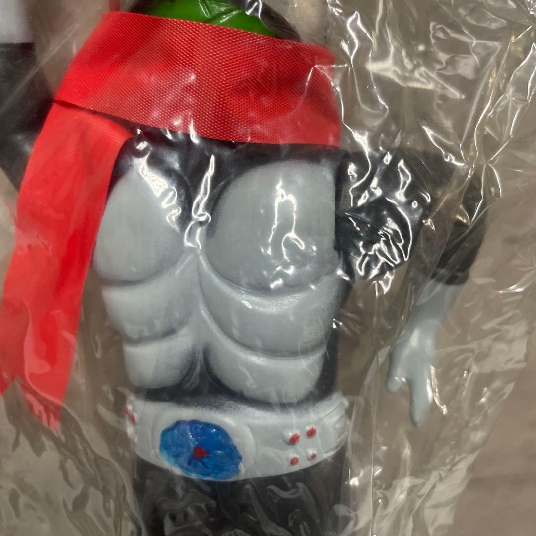 未開封品仮面ライダーソフビ無版権手踊り盆踊りパチ