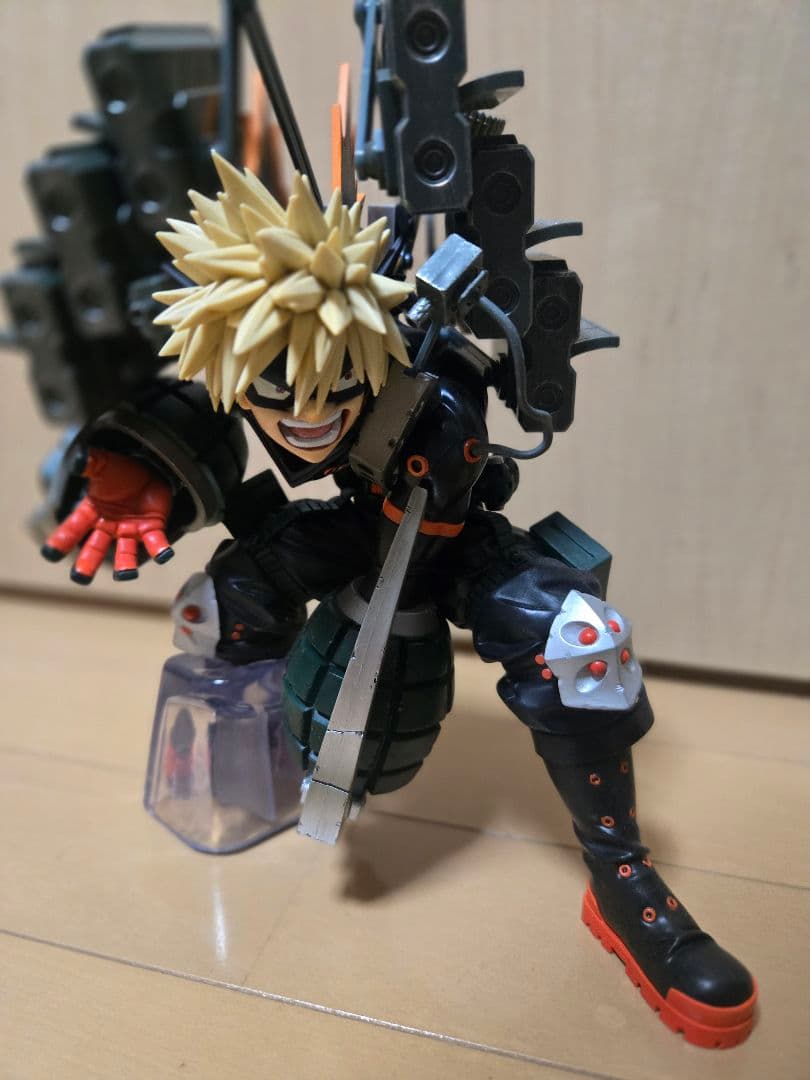 ヒロアカ一番くじ爆豪勝己 フィギュア　4点セット