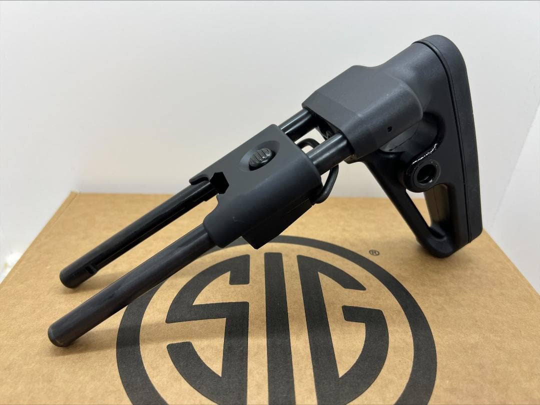 ▲SIG 実物 シグ コラプシング テレスコーピング スライドストック