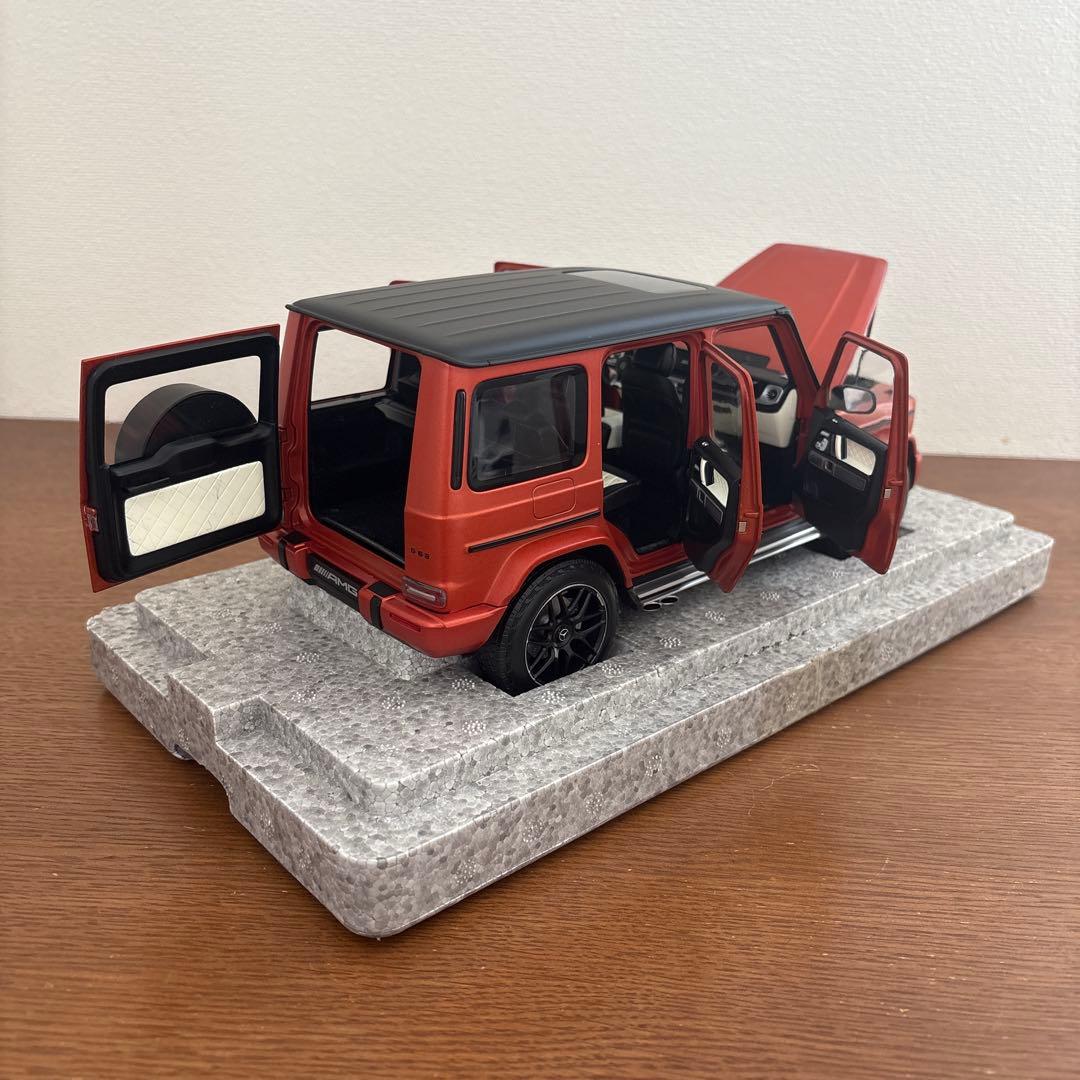 ミニチャンプス　メルセデス　ベンツ　AMG G63 1/18 ミニカー オレンジ