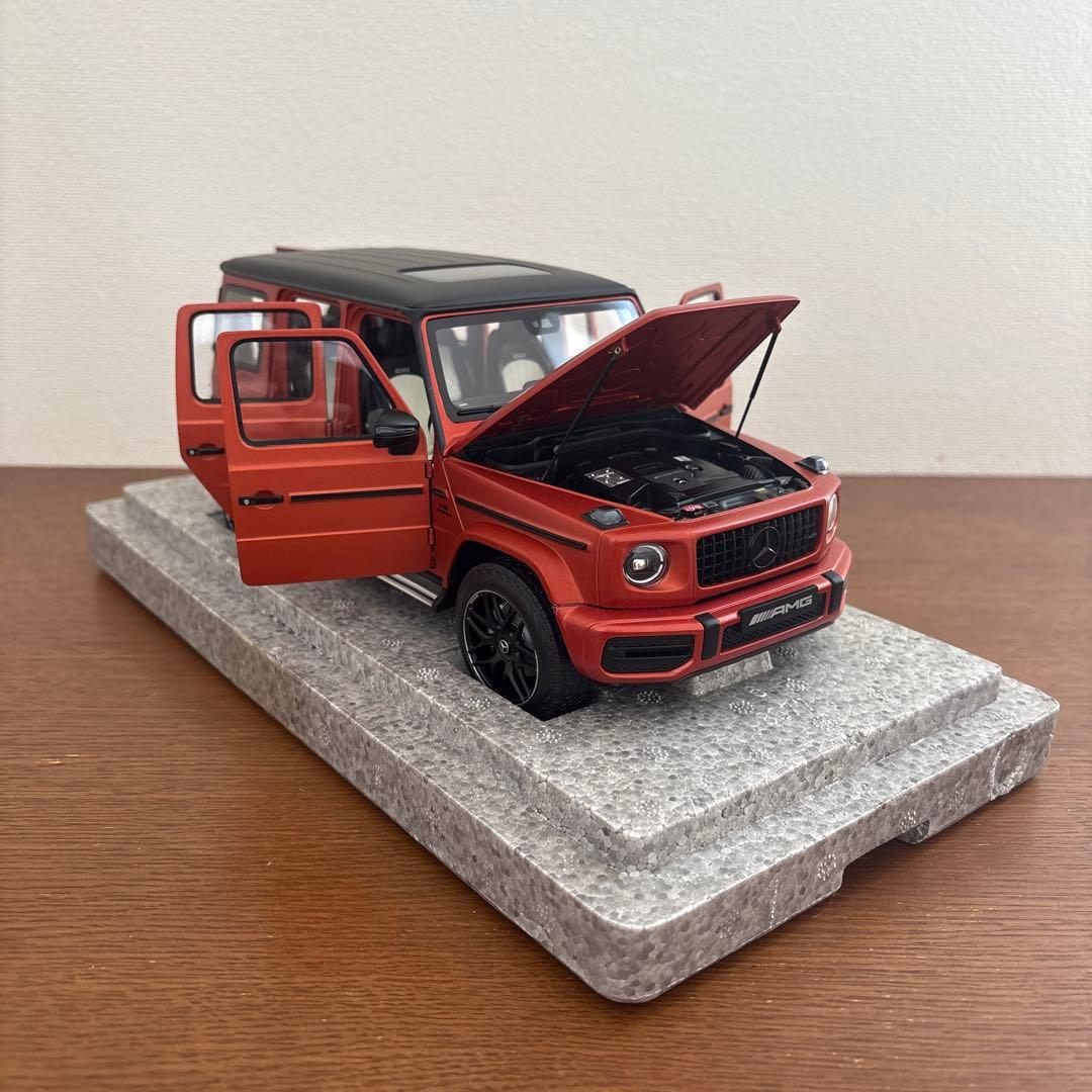 ミニチャンプス　メルセデス　ベンツ　AMG G63 1/18 ミニカー オレンジ