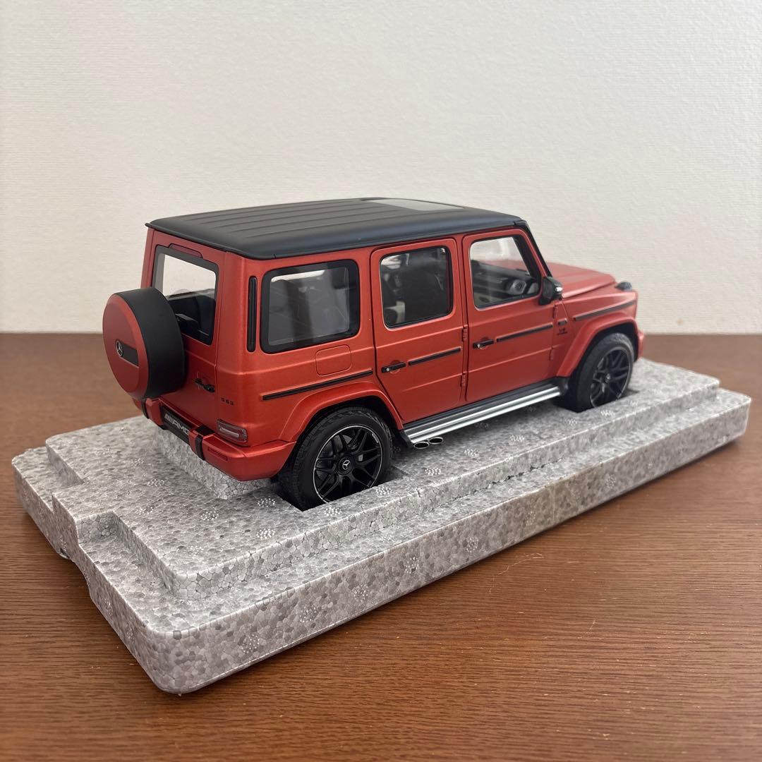 ミニチャンプス　メルセデス　ベンツ　AMG G63 1/18 ミニカー オレンジ