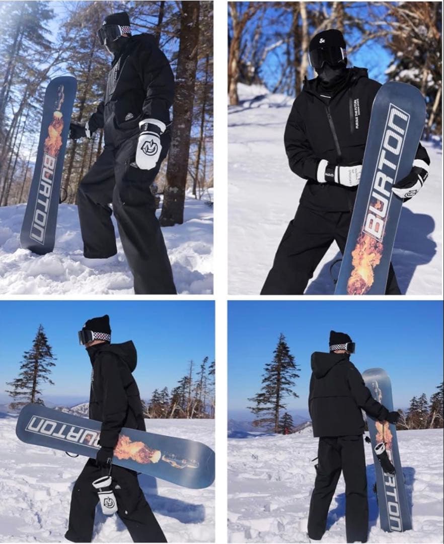 スノーボードウェア スキーウェア 上下セット 男女兼用 撥水 保温 防寒 防風