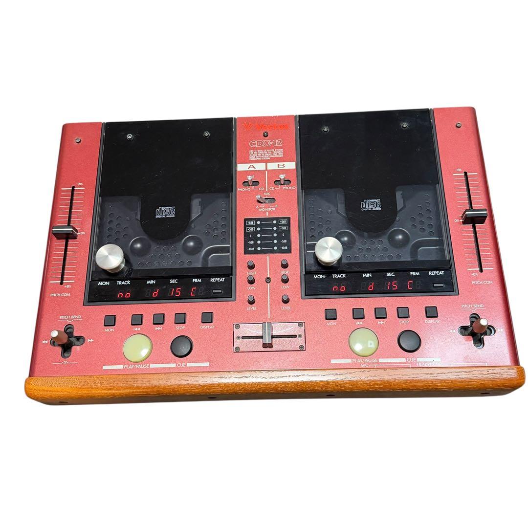 Vestax CDX-12 デュアルCDプレーヤー 通電確認済