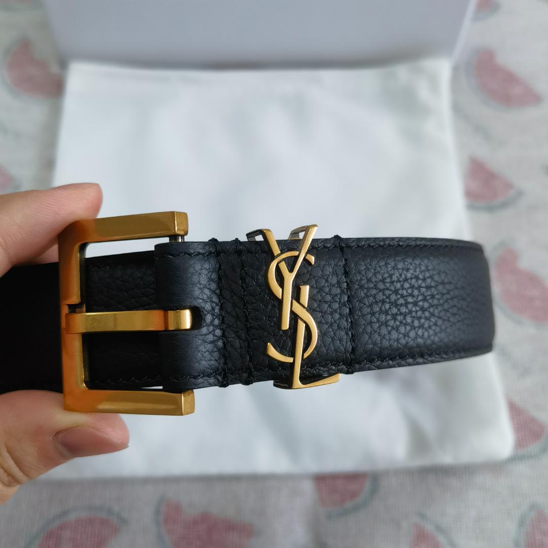 Saint Laurent YSLモノグラム カサンドラ ベルト 95cm