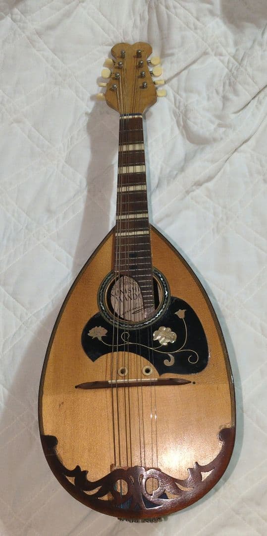 KUNISHIMA MANDOLIN No.4 ハードケース　備品付　マンドリン
