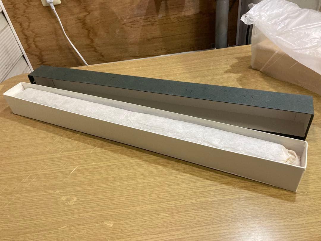 未使用　四国八十八ヶ所巡礼 掛け軸 箱付き　朱印コンプリート済み　縦約195cm