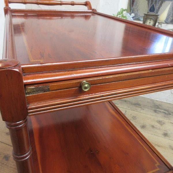 イギリス アンティーク 家具 キッチンワゴン 引き出し・トレー付き 6123e