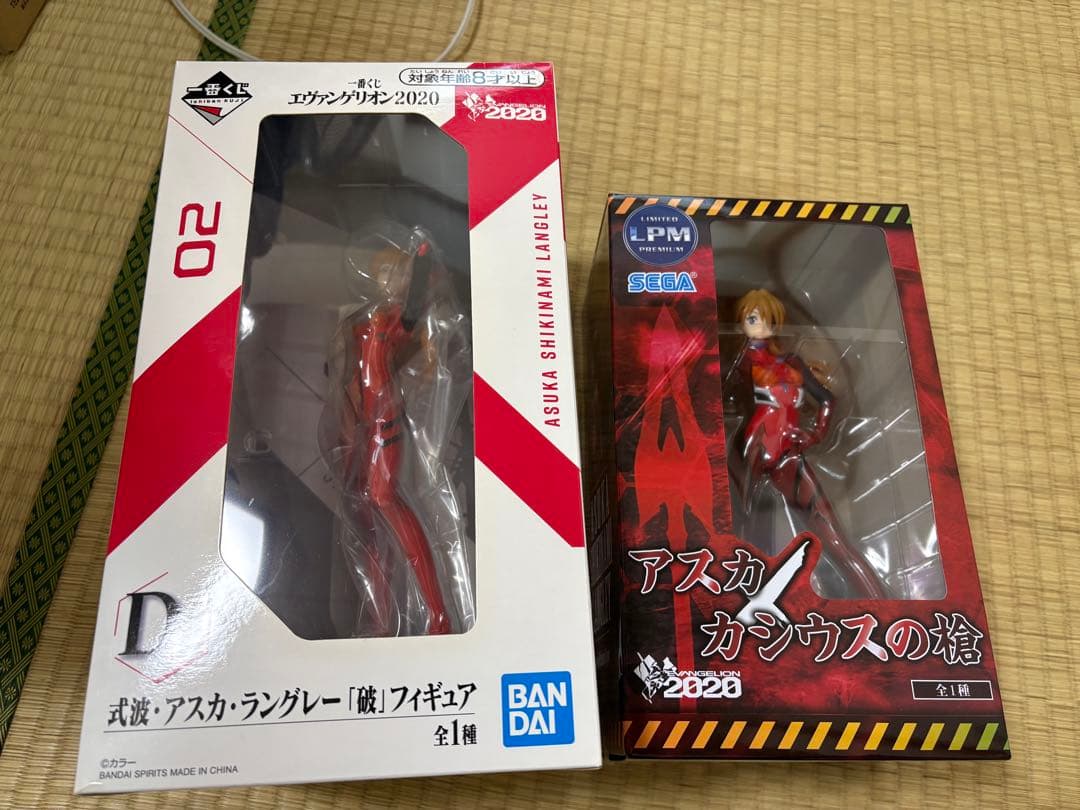 未開封　エヴァンゲリオン　アスカ　フィギュア　クリアファイルなど　まとめ売り