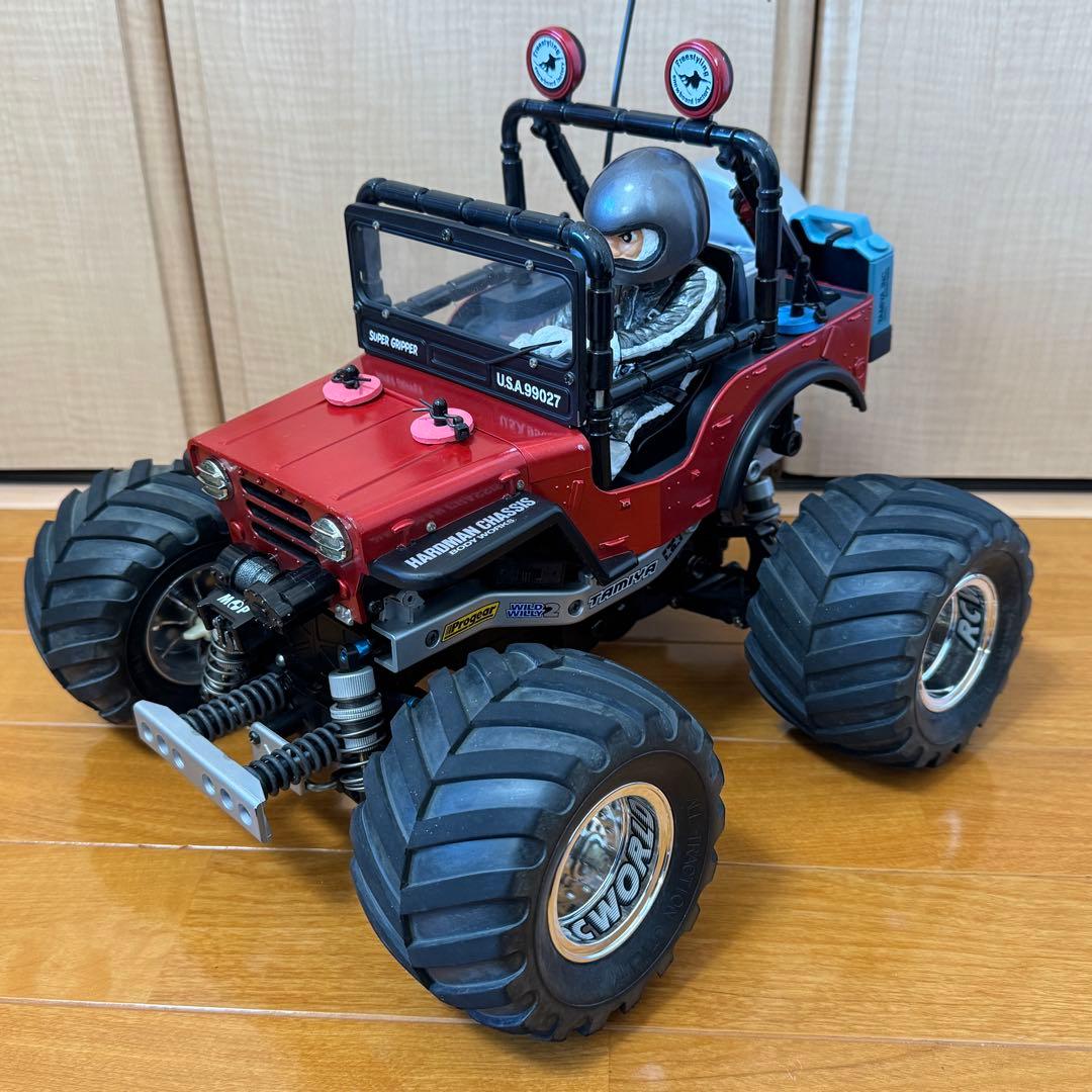 【週末限定価格】タミヤ ワイルドウイリー2 プロポ アンプ TRFダンパー