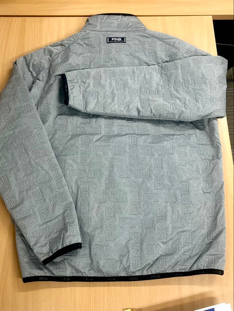 定価17,600円 PING ピン 防風 撥水 中綿 ブルゾン M グレー