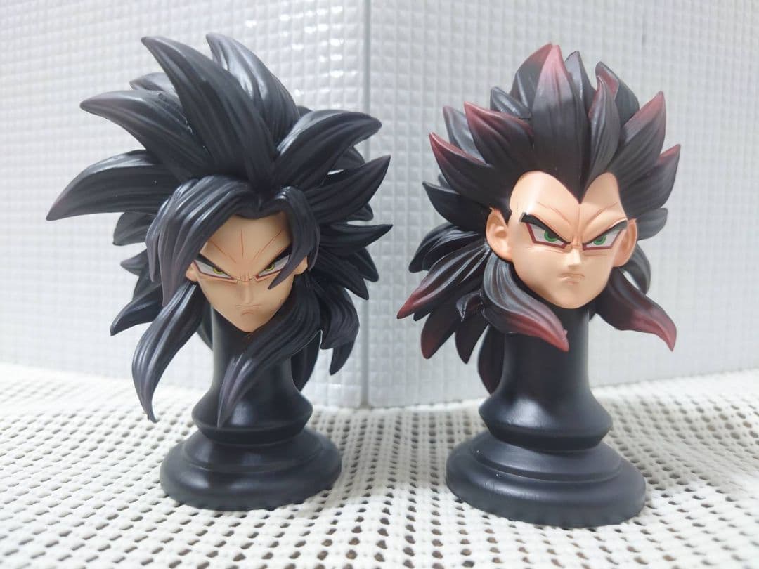 ドラゴンボール　ガレージキット　フィギュア　超サイヤ人4　孫悟空　ベジータ