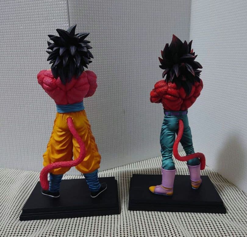 ドラゴンボール　ガレージキット　フィギュア　超サイヤ人4　孫悟空　ベジータ