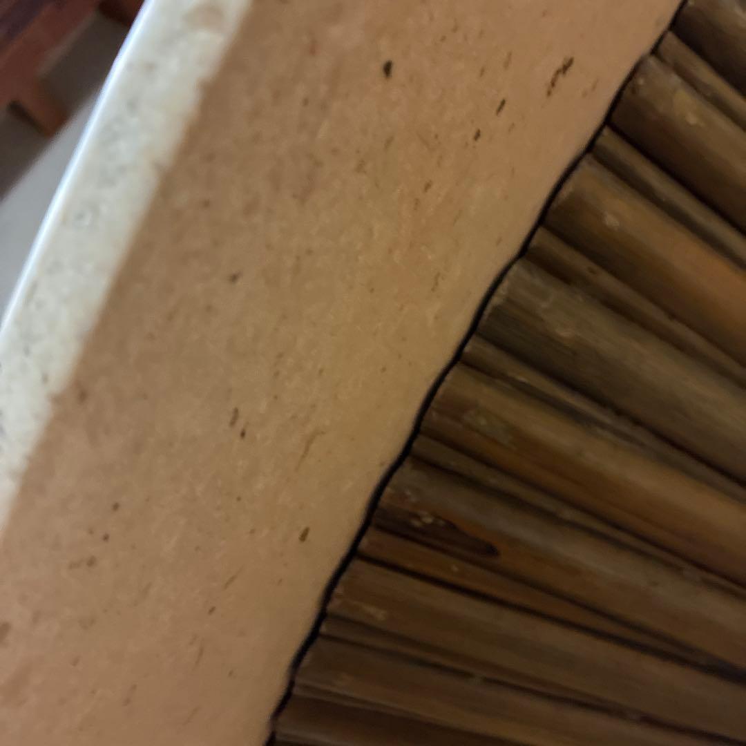 円柱型ナチュラルウッド座卓大理石卓面