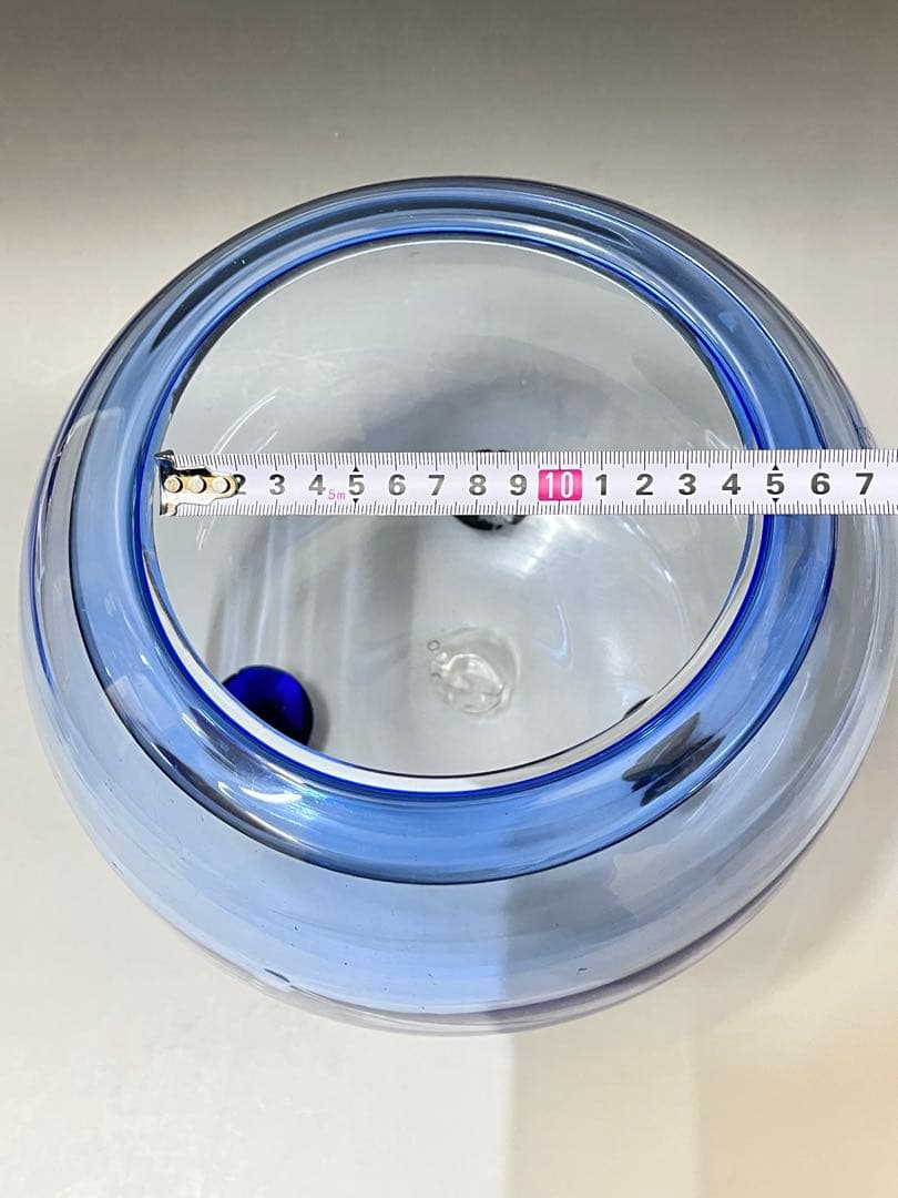 E679 猫脚硝子金魚鉢 金魚鉢 ガラス メダカ鉢 メダカ水槽 三つ脚 レトロ