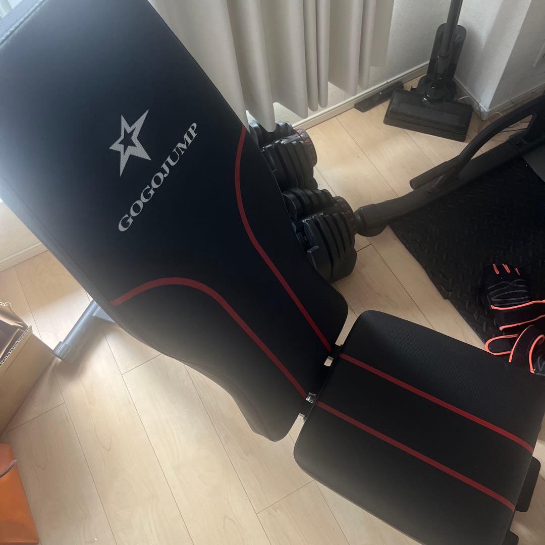 ま様限定［岐阜県直接引き取り限定TOP FILM 可変式ダンベル２個セットベンチ