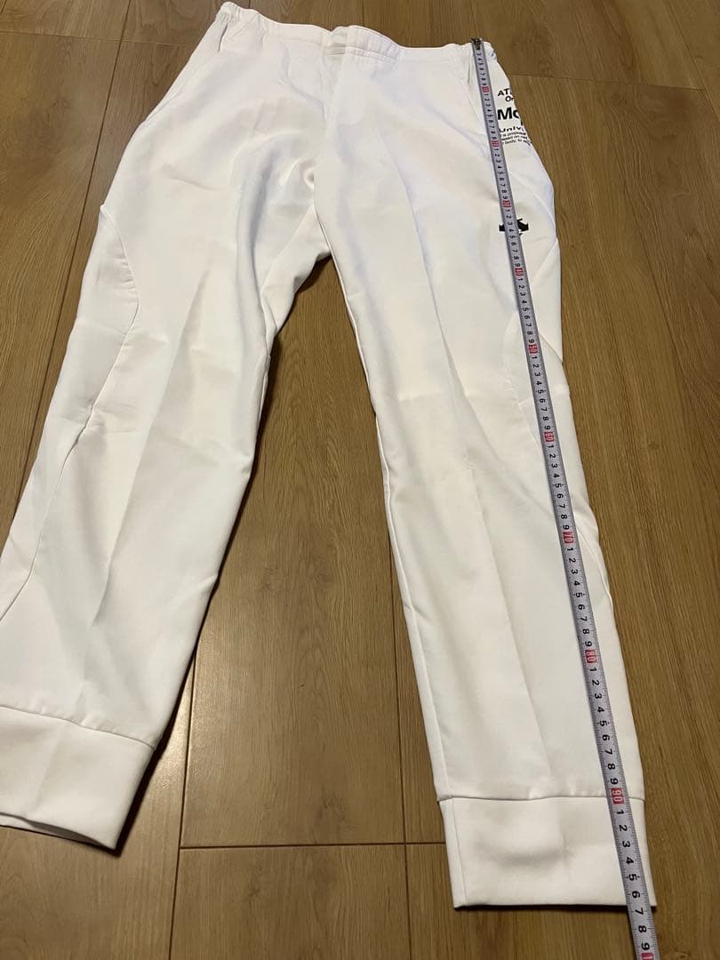 新品 未使用 デサント ムーブスポーツ パンツ 白 メンズ L トレーニング 冬