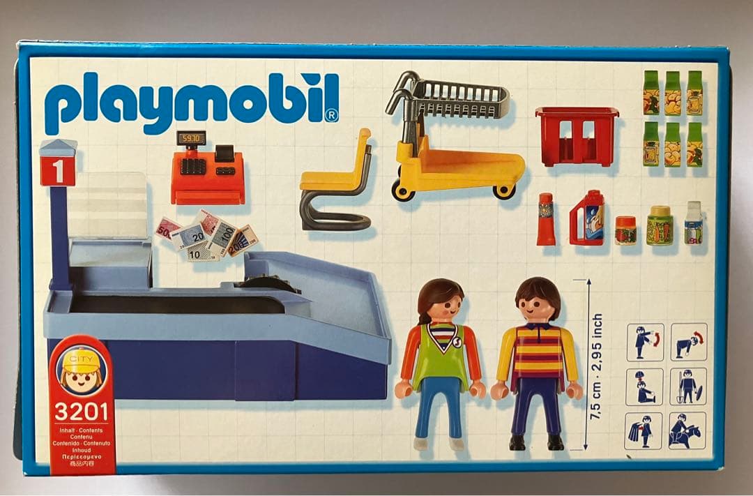 play mobil 3201 スーパー　レジ