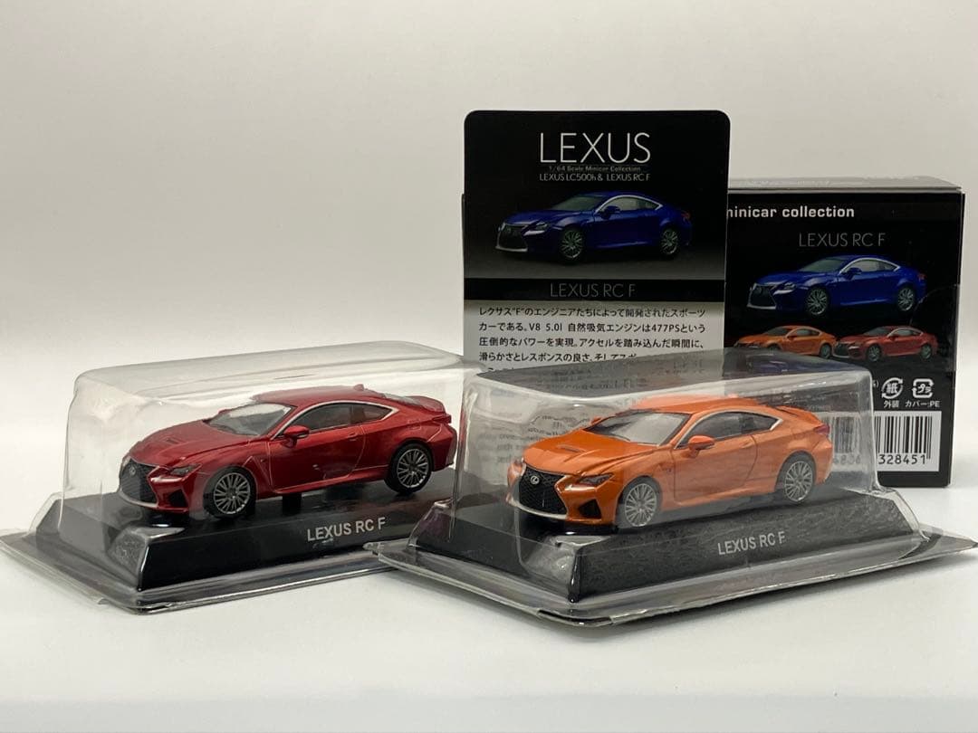 【レクサス 6台セット】【希少】1/64 LC500h / RC Fミニカー