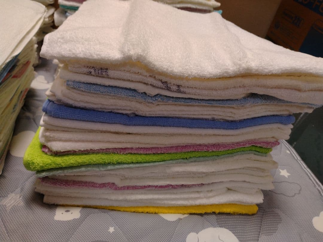 粗品タオル　フェイスタオル　120枚　まとめ売り