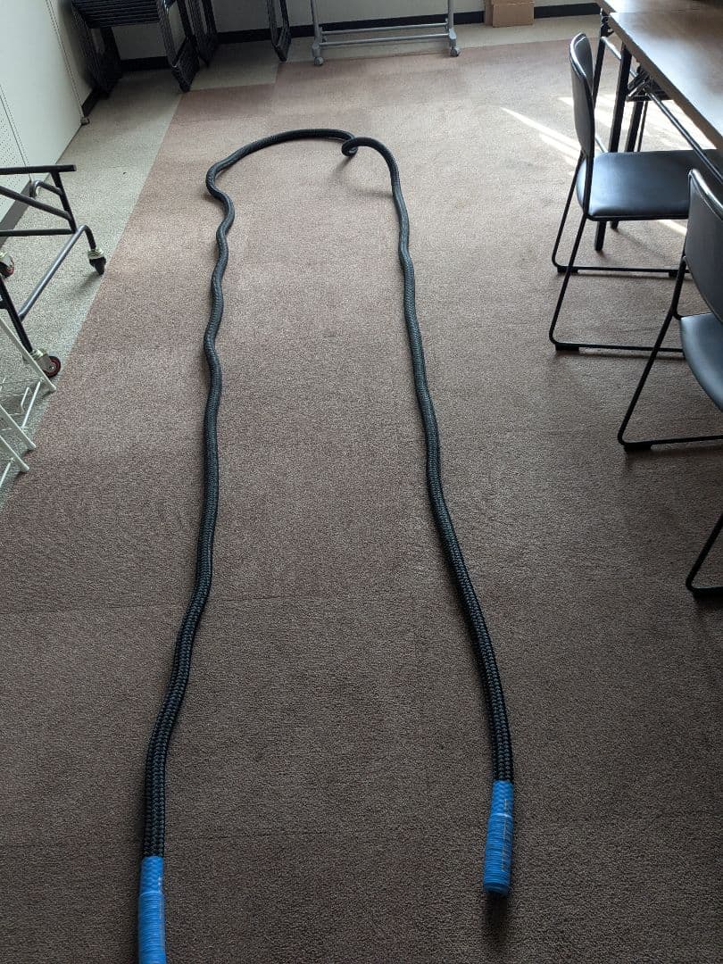 [バトルロープ]　hyper wear ハイパーロープ　25フィート　ブラック