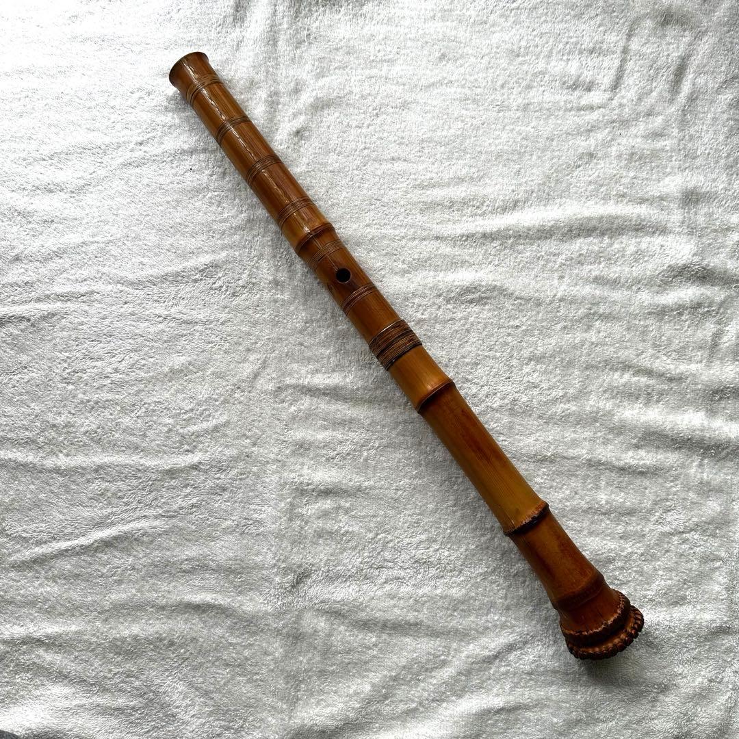 尺八　都山流　露秋　銘④（1尺8寸）補修