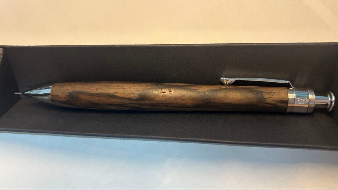 工房楔 ペンシル楔 黒柿孔雀杢