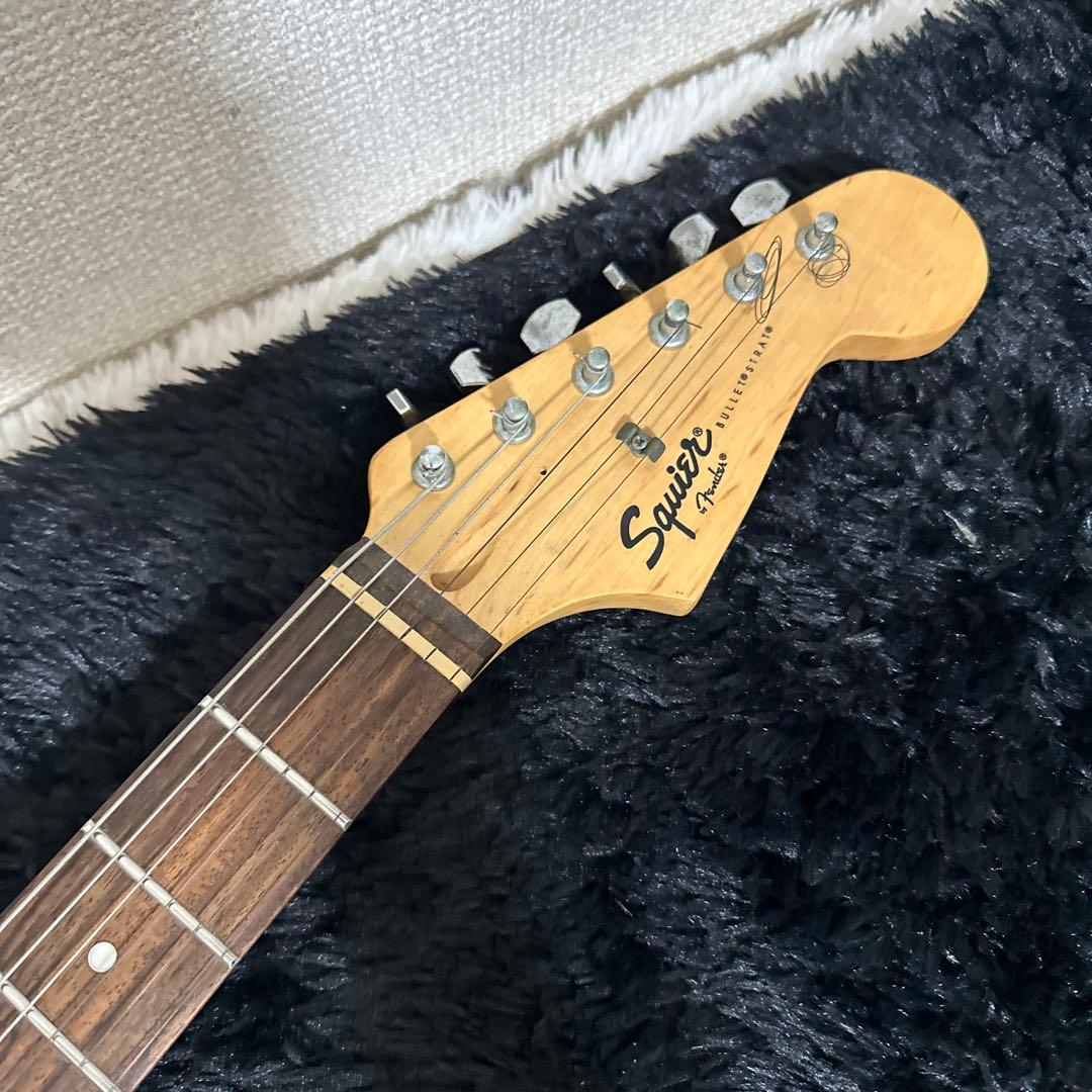 Squier Stratcaster エレキギター レッド ストラトキャスター