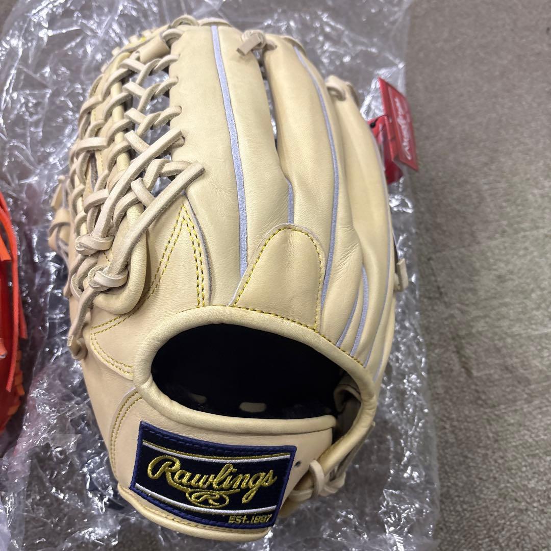 アシックス、エスエスケイ、ローリングス硬式グラブ左投げ用３個セット