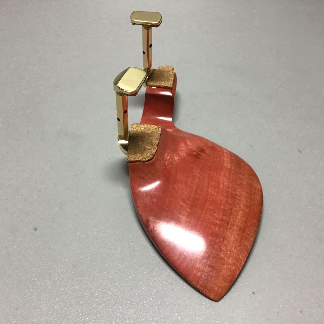 バイオリン顎当て　ピンクアイボリー　ガルネリタイプ