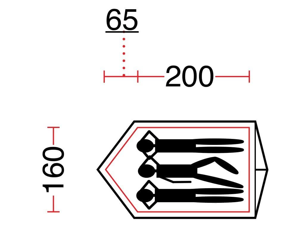 最終値下げ！ベルトーニ ソグノ １～３人用テント【B】袋が青×オレンジ　キャンプ